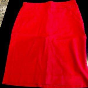 RED PENCIL SKIRT FROM RW&CO IN SIZE MEDIUM